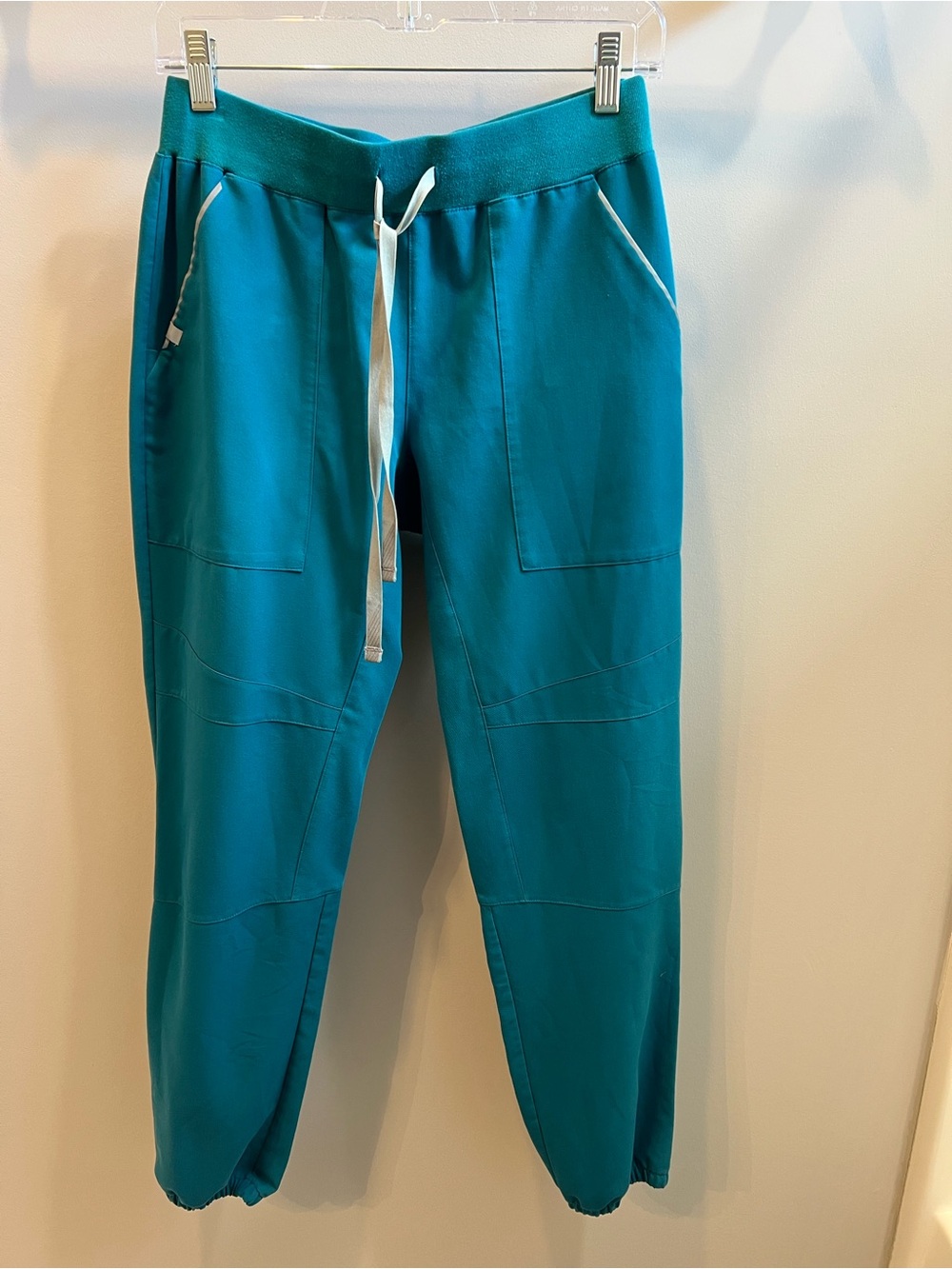 Figs Teal Short-Sleeve Scrub Top - Picture 2 of 5